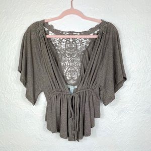 🛍 5 for $25 🛍 Knit Shrug Brown Grey